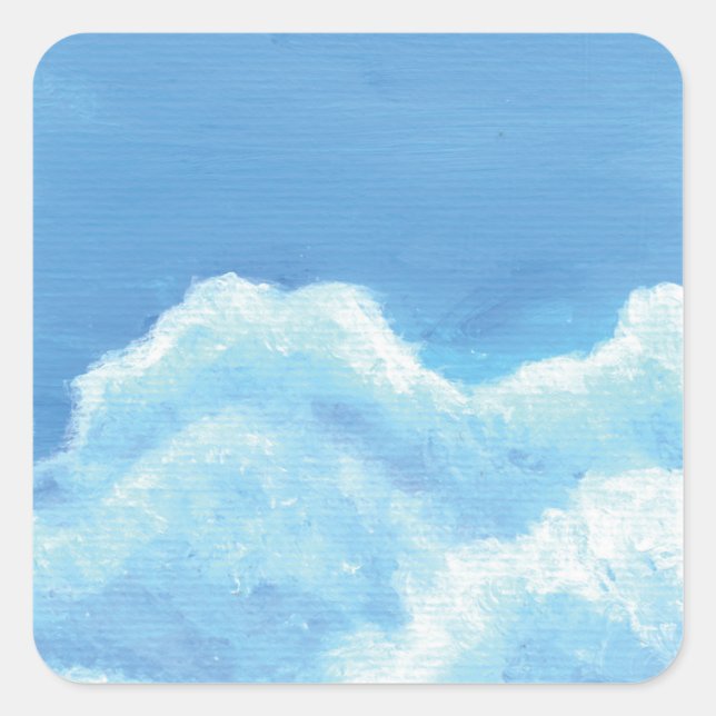 Blue Clouds Stickers (Front)