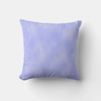 Blue Clouds Throw Pillow
