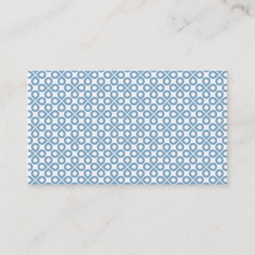 BLUE CLOVER PATTERN Business Card