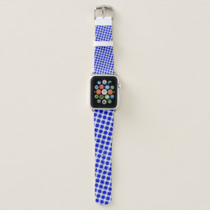 Blue Clover Ribbon by Kenneth Yoncich Apple Watch Band