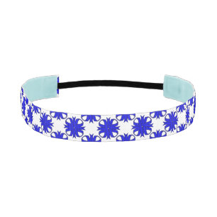 Blue Clover Ribbon by Kenneth Yoncich Athletic Headband