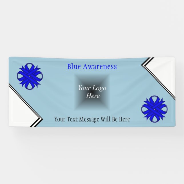 Blue Clover Ribbon by Kenneth Yoncich Banner