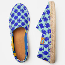 Blue Clover Ribbon by Kenneth Yoncich Espadrilles