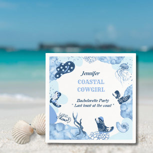 blue coastal cowgirl napkins