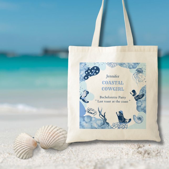 blue coastal cowgirl tote bag (Creator Uploaded)