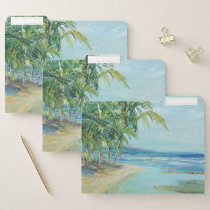 Blue Coastal Lagoon File Folder