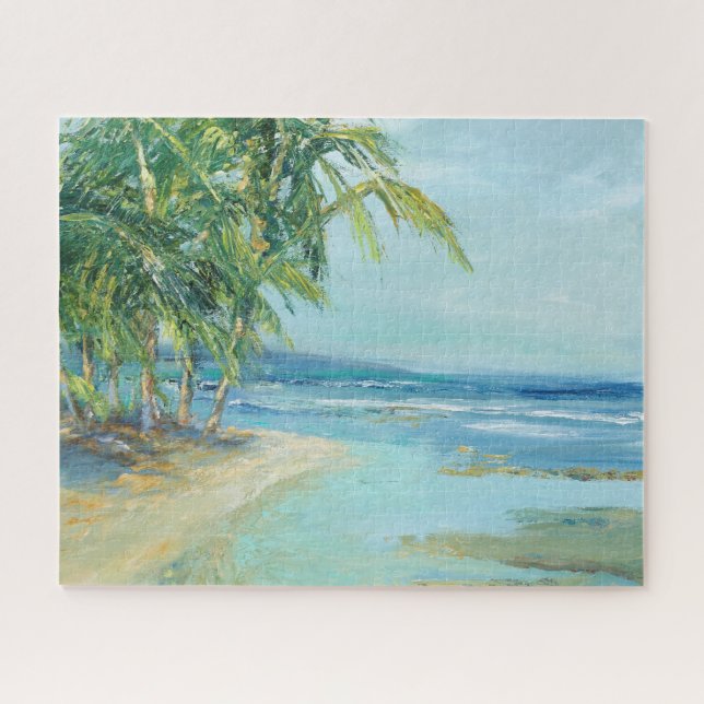 Blue Coastal Lagoon Jigsaw Puzzle (Horizontal)