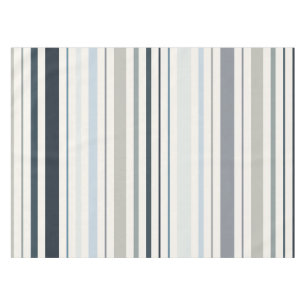 Blue Coastal Stripes Tablecloth
