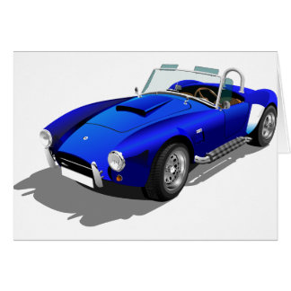 Blue Cobra Car Cards