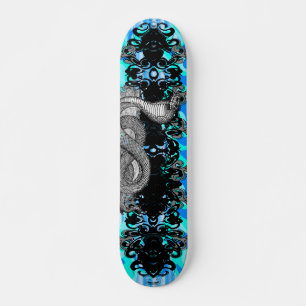 Blue Cobra - Customized Skateboard