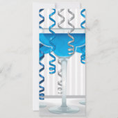 Blue cocktail and ribbon (Front)