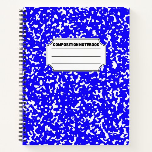  Blue College Ruled Composition Notebook 