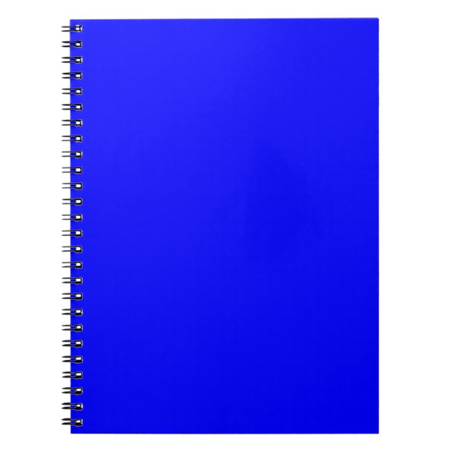 Blue Color Customized Designer Notebook (Front)