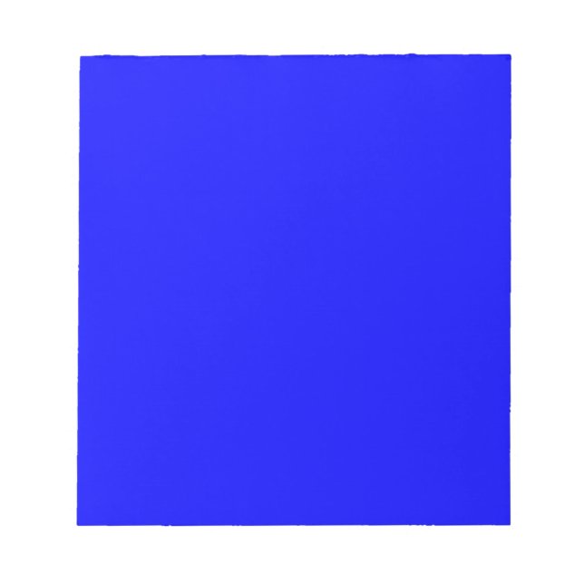 Blue Color Customized Designer Notepad (Front)