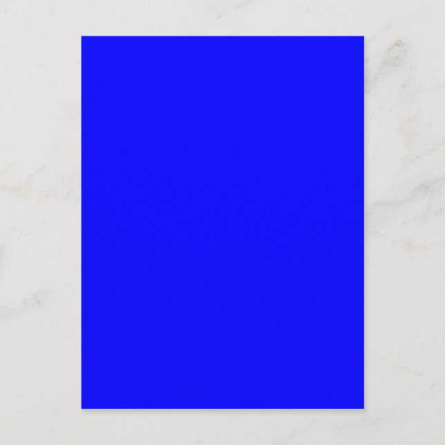 Blue Color Customized Designer Postcard (Front)