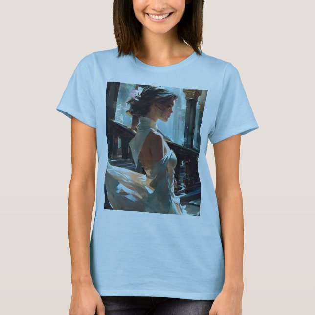 Blue color Girls t-shirts  (Front)