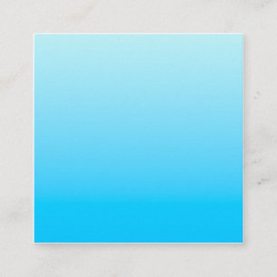 Blue color gradient background square business card
