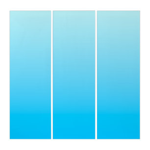 Blue color gradient background triptych