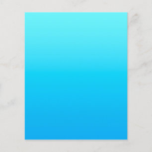 Blue color gradient flyer