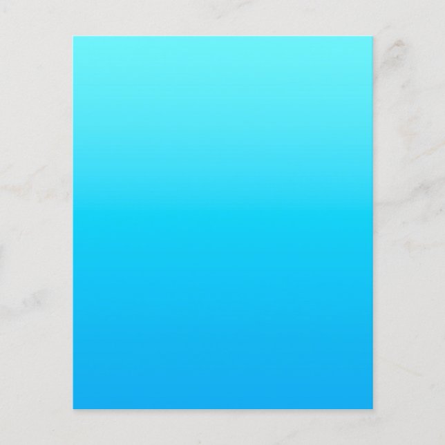 Blue color gradient flyer (Front)