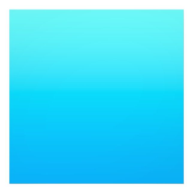 Blue color gradient photo print (Front)
