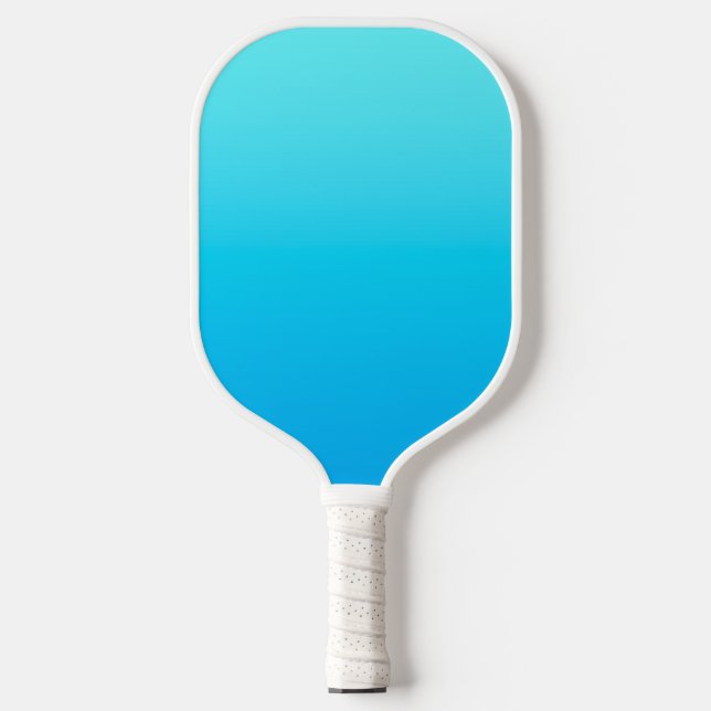 Blue color gradient pickleball paddle (Front)
