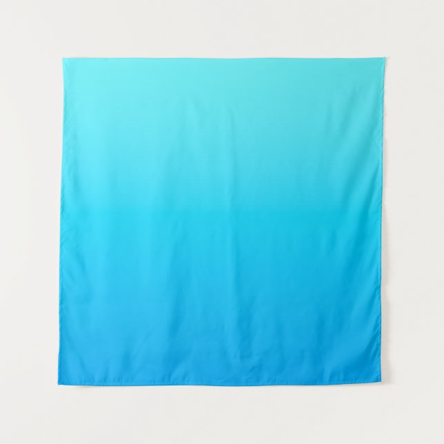 Blue color gradient tapestry (Front)