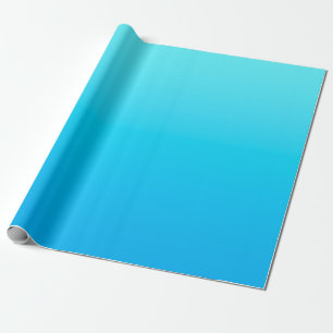 Blue color gradient wrapping paper