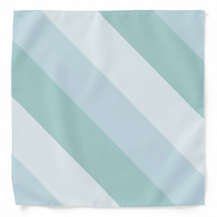 Blue Color Harmony Striped Template Trendy Elegant Bandana