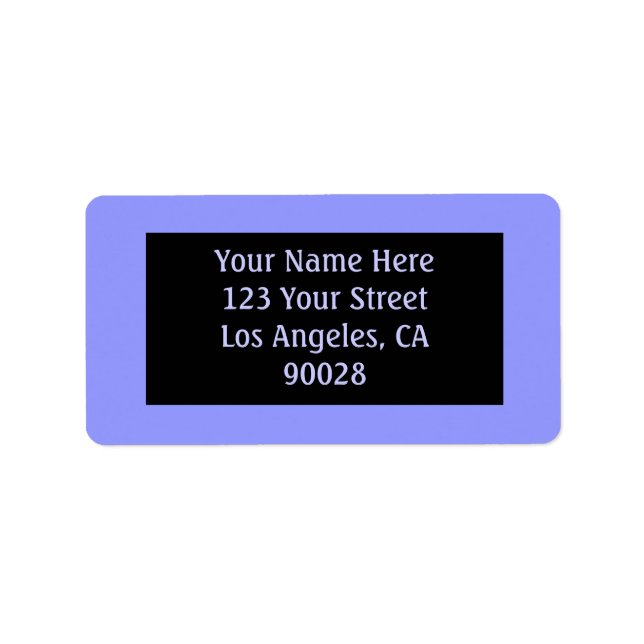 blue color label (Front)