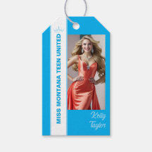 Blue Color Pop Custom Photo Tags