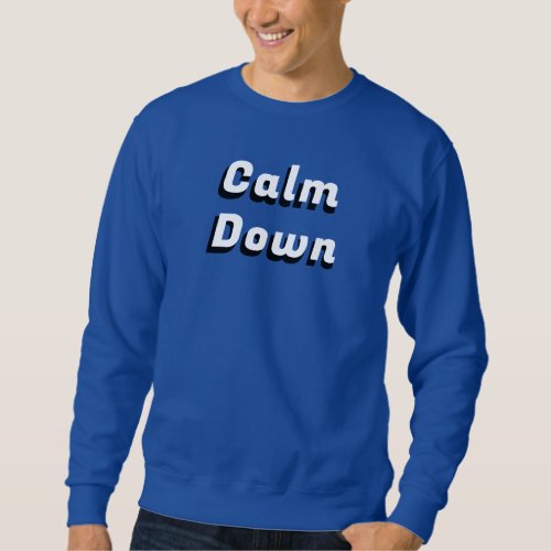 Blue color sweashirt for men and womens wear sweatshirt