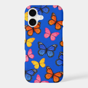 Blue Colorful Butterflies iPhone 17 Case