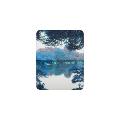 Blue colour effected cool unique nature lake card holder