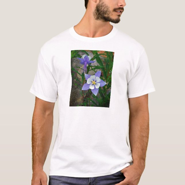 Blue columbine T-Shirt (Front)