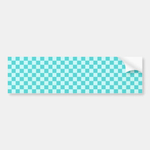 Blue Combination Classic Checkerboard by STaylor Bumper Sticker