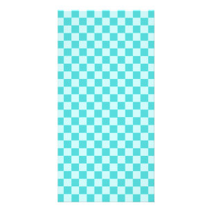 Blue Combination Classic Checkerboard by STaylor Card