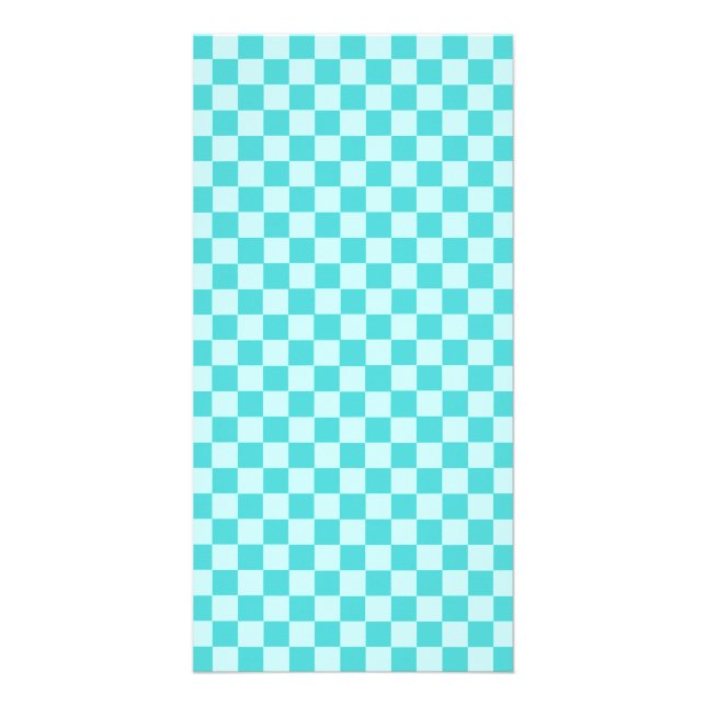 Blue Combination Classic Checkerboard by STaylor Card (Front)