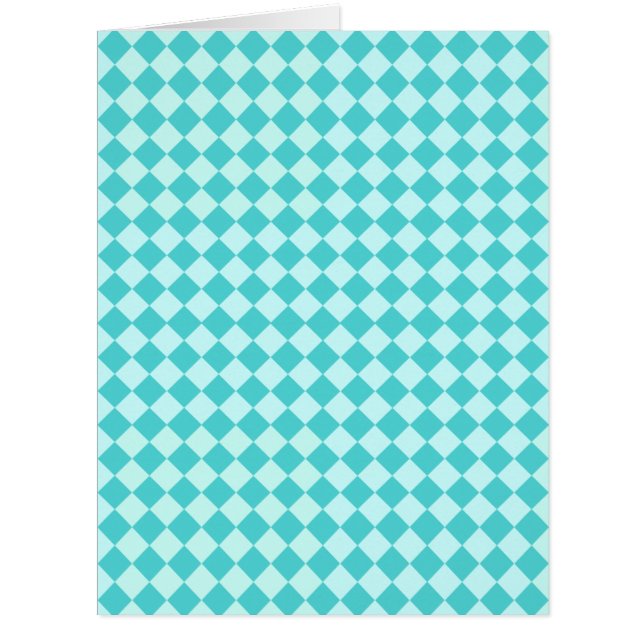 Blue Combination Diamond Pattern by Shirley Taylor Cards (Front)