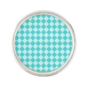 Blue Combination Diamond Pattern by Shirley Taylor Lapel Pin