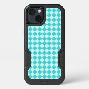 Blue Combination Diamond Pattern by Shirley Taylor iPhone 13 Case