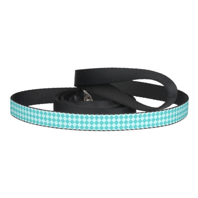 Blue Combination Diamond Pattern by Shirley Taylor Pet Leash (Handle)