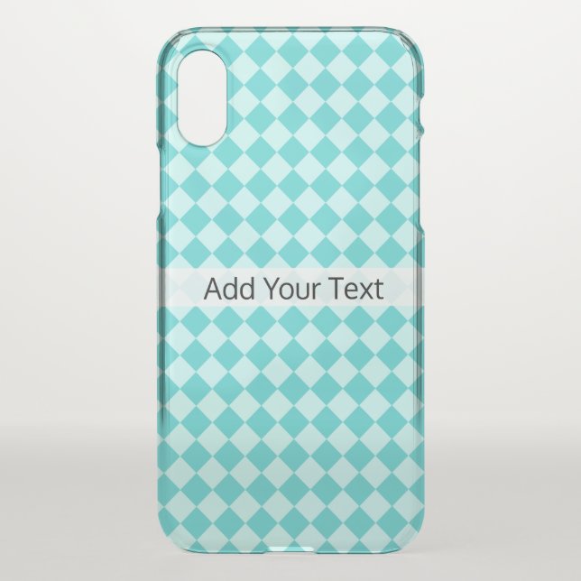 Blue Combination Diamond Pattern by Shirley Taylor Uncommon iPhone Case (Back)
