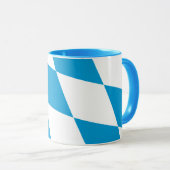 Blue Combo Mug with flag of Bavaria (Front Right)