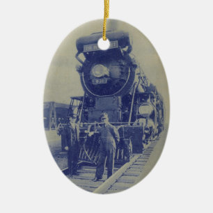 Blue Comet Christmas Ornament