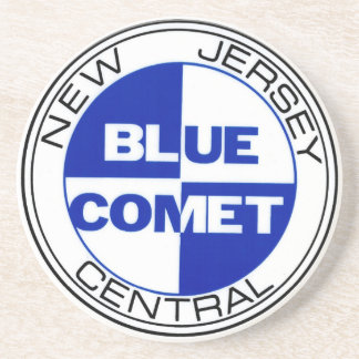 Blue Comet Drumhead Coaster