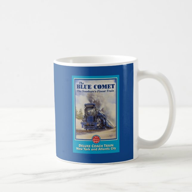 Blue Comet Poster Mug (Right)