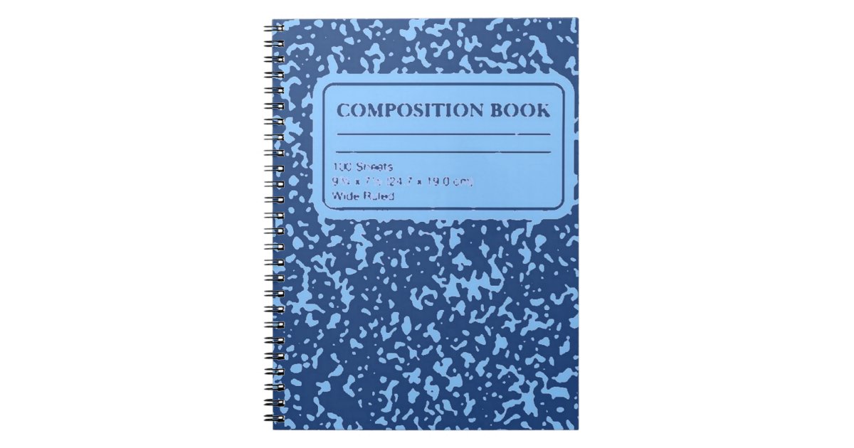 Blue Composition Book | Zazzle