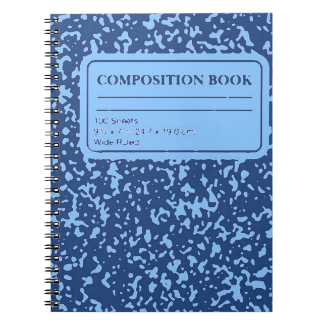 Blue Composition Book (Front)