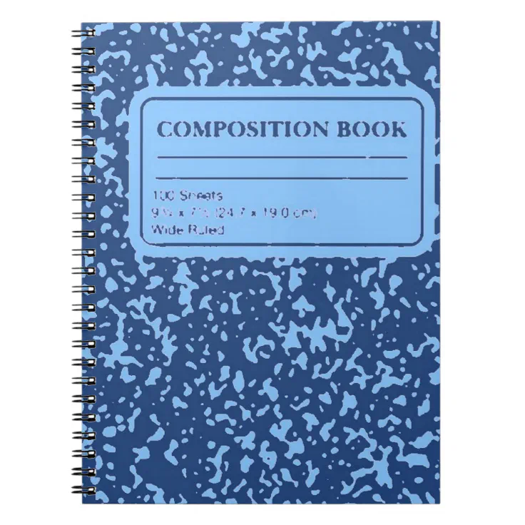 Blue Composition Book | Zazzle